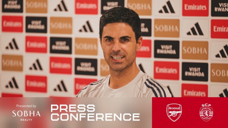 PRESS CONFERENCE Mikel Arteta on Sporting CP Champions League ambitions and big week ahead UCL