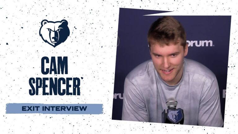 Cam Spencer 2025-26 Grizzlies Exit Interviews