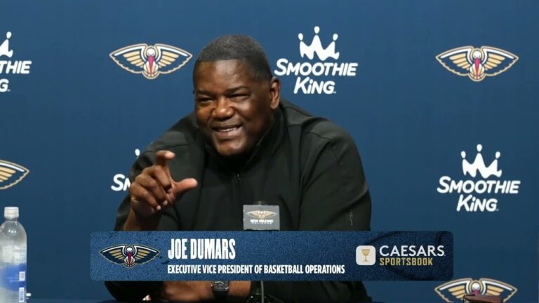 Joe Dumars Pelicans End-of-Season Press Conference (2025-26)