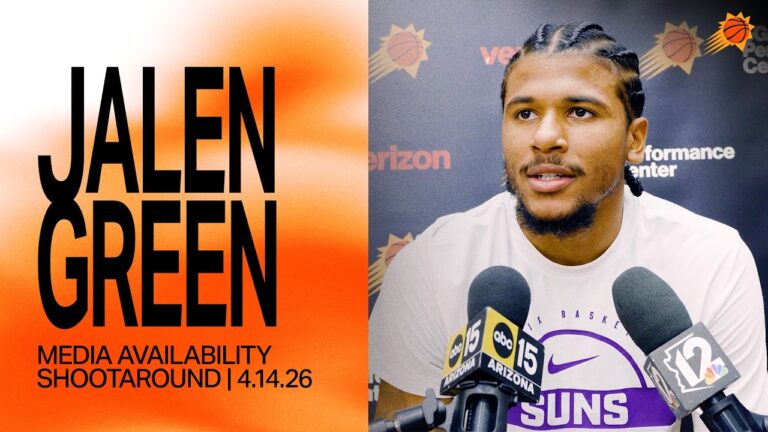 Jalen Green Shootaround Media Availability: Phoenix Suns 4-14-26