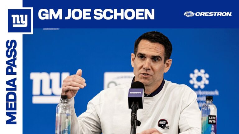 GM Joe Schoen&39s Pre-Draft Press Conference New York Giants