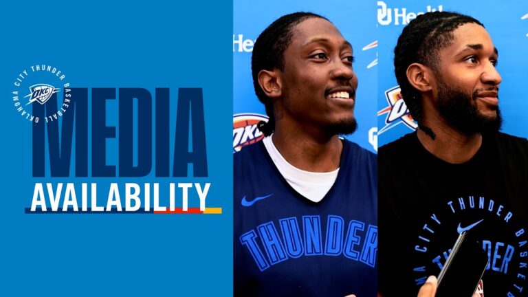 Practice Media Availability Jalen Williams and Isaiah Joe NBA Playoffs April 14, 2026