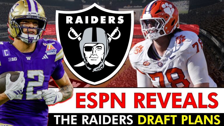 LEAKED: Raiders 2026 NFL Draft Plans Revealed By ESPN Las Vegas Raiders Rumors