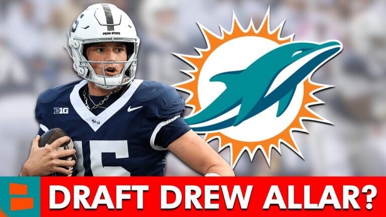 Miami Dolphins DRAFTING Drew Allar On Day 3? Dolphins Draft Rumors via ESPN