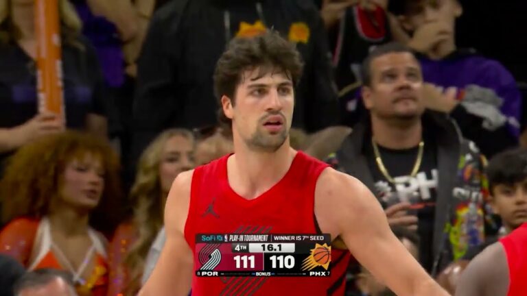 TRAIL BLAZERS ADVANCE TO PLAYOFFS Game Highlights Trail Blazers 114, Suns 110 April 14, 2026