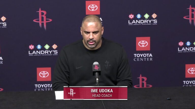 Ime Udoka with a Press Conference vs Bucks