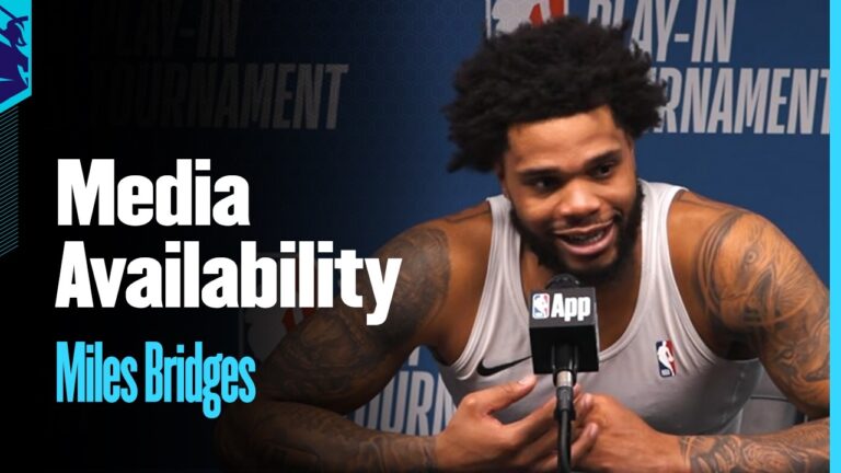 Hornets vs Heat: Miles Bridges Postgame Media Availability 4 14 2026