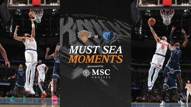 Knicks Get Wire-to-Wire Win Over Memphis Grizzlies on the road April 1, 2026