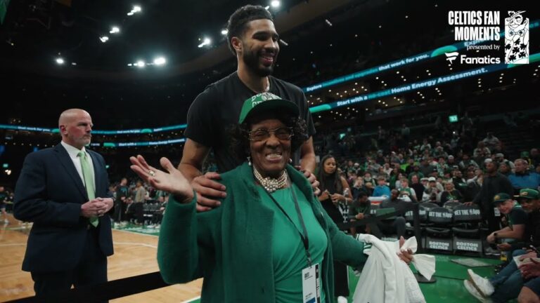 Jayson Tatum surprises 92-year-old Celtics fan with courtside seats