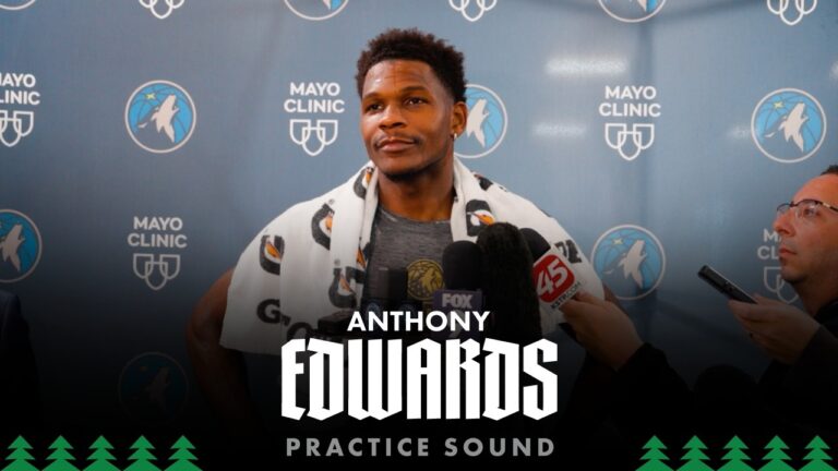 Jaden Is So Skilled Offensively Anthony Edwards Practice Sound 04.15.26