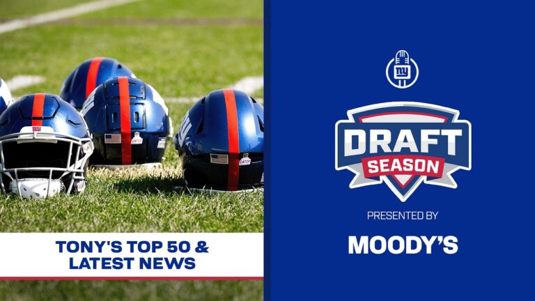 Top 50 Prospects &amp Latest NFL News Draft Season New York Giants