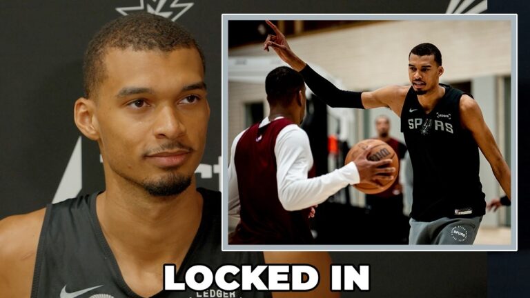 Victor Wembanyama on Being Locked In For His First NBA Playoffs Appearance