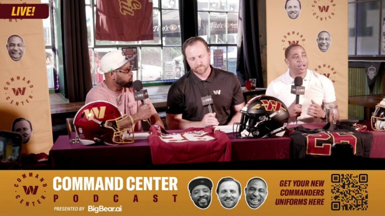 LIVE: Command Center Podcast x New Uniform Rally at Franklin Hall! Washington Commanders