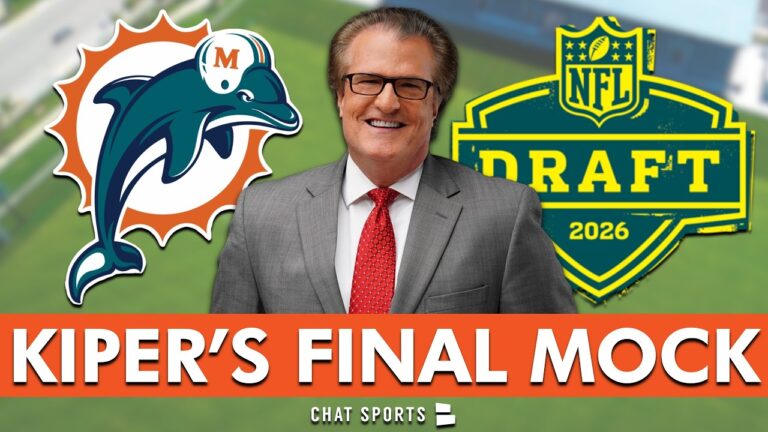 Mel Kipers FINAL Mock Draft Will Make Miami Dolphins Fans VERY EXCITED