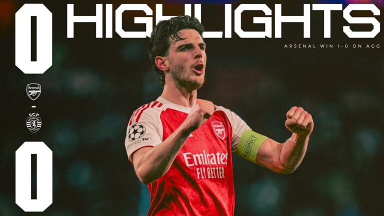 THROUGH TO THE SEMI-FINALS AGAIN HIGHLIGHTS Arsenal 0 – 0 Sporting CP (1-0 on agg) UCL