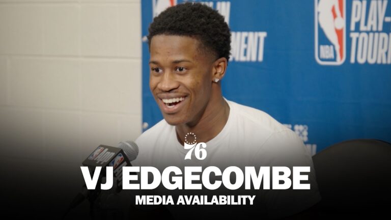 Philadelphia 76ers Postgame Media Availability VJ Edgecombe 04.15.26