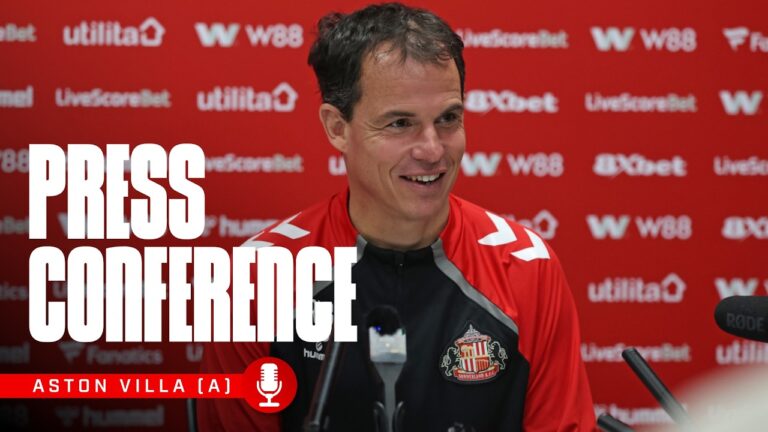Aston Villa vs Sunderland AFC Régis Le Bris’ Premier League Press Conference
