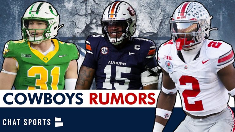 MAJOR Cowboys Draft Rumors On Caleb Downs, Keldric Faulk, Dillon Thieneman & 30 Visit Tracker