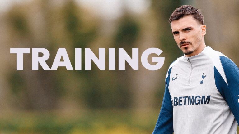 Behind the scenes at Roberto De Zerbi’s Spurs training ahead of Brighton!