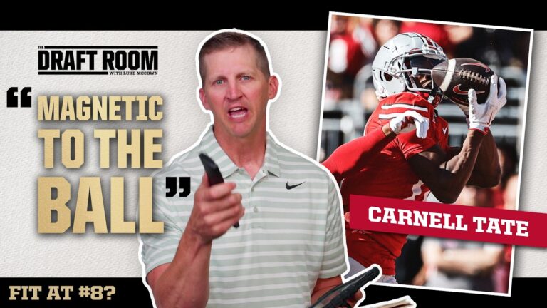 Carnell Tate Film Breakdown The Draft Room w Luke McCown