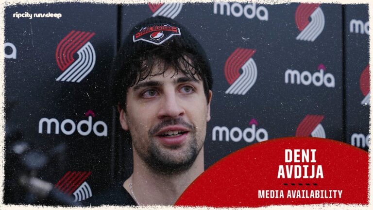 Deni Avdija On Upcoming Playoff Series vs San Antonio Spurs Portland Trail Blazers April 16 2026