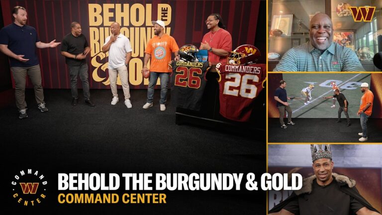 Commanders New Jerseys DB Film Room and Mock Draft Madness Command Center