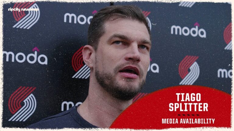 Tiago Spliiter On Preparation For Playoff Series vs Spurs Portland Trail Blazers April 16, 2026