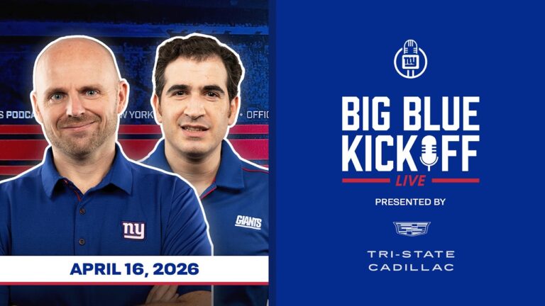 April 16, 2026 Big Blue Kickoff Live New York Giants