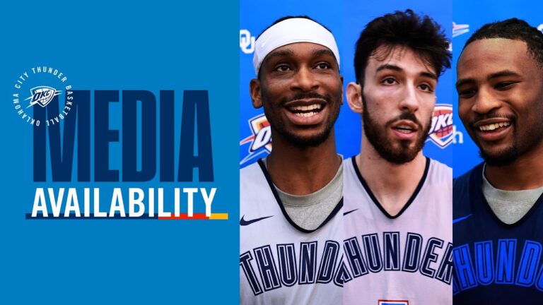 Practice Media Availability Shai, Chet and Cason NBA Playoffs April 16, 2026