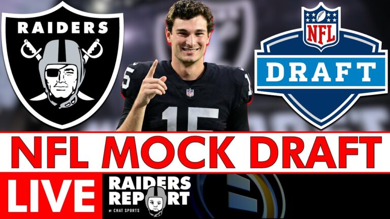 RAIDERS MOCK DRAFT LIVE Chat Sports 2026 NFL Mock Draft Simulator W Trades Ft. Fernando Mendoza