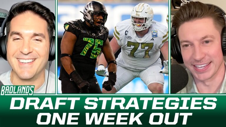 New York Jets BIGGEST NFLDraft Rumors, One Week Out (FULL BADLANDS)