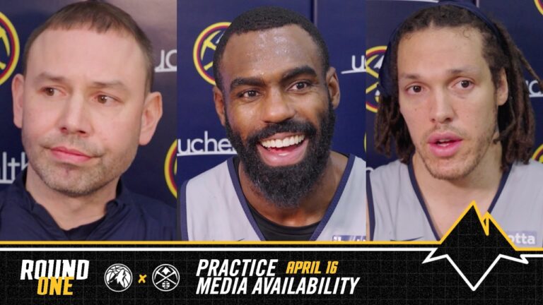 Denver Nuggets Practice Media Prior To Round One Vs. MIN 4 16 26