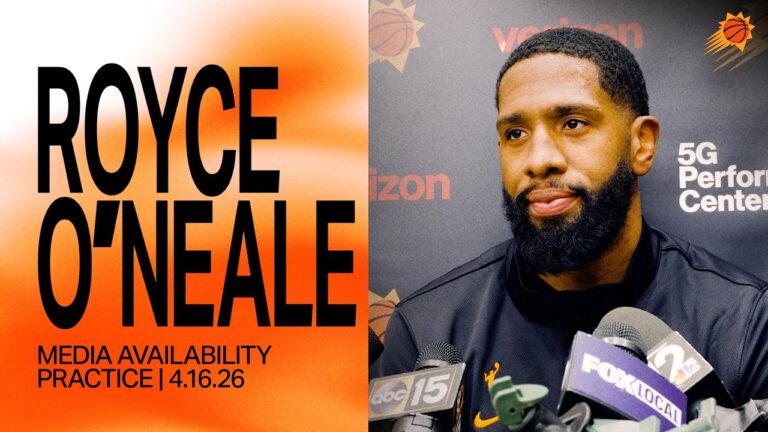 Royce O’Neale Practice Media Availability Phoenix Suns 4-16-26
