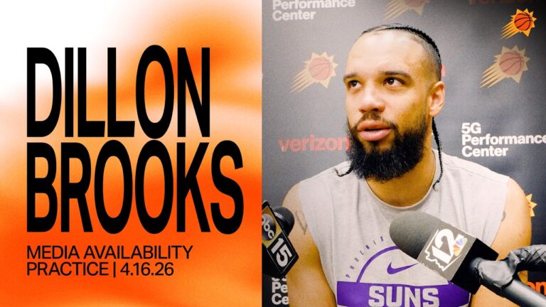 Dillon Brooks Practice Media Availability Phoenix Suns 4-16-26