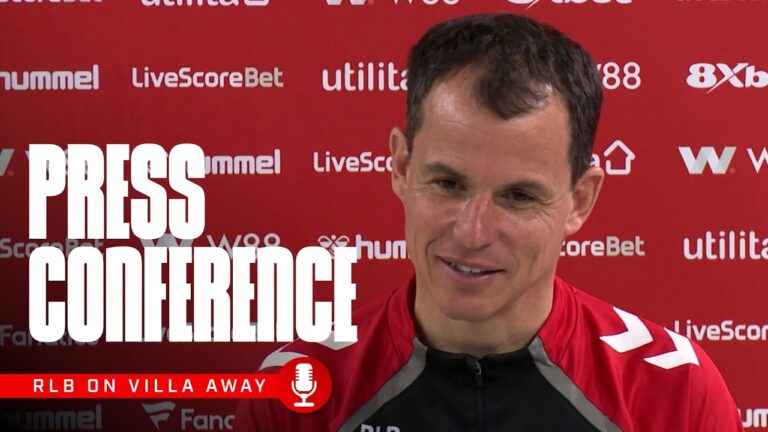 The energy in the dressing room is high Régis Le Bris On Aston Villa Trip Press Conference