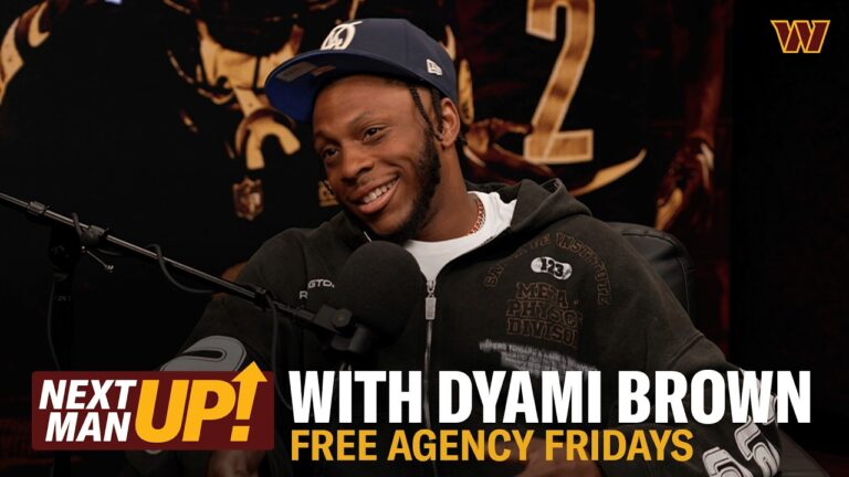 Post-Signing 1-on-1: WR Dyami Brown Free Agency Friday x Next Man Up Washington Commanders