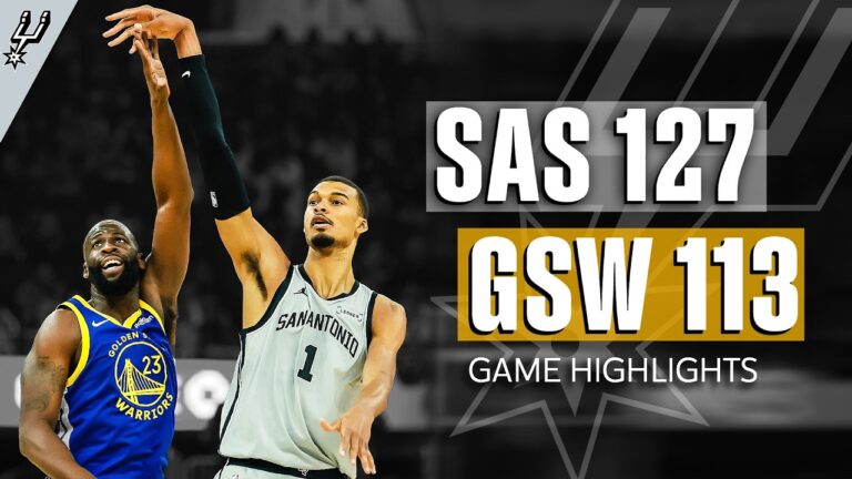 Spurs Win 10th Straight With Wire-to-wire Victory Vs. Golden State