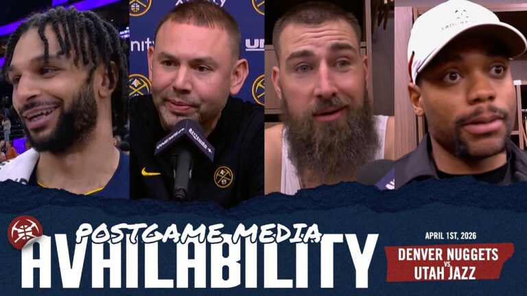 ALL Denver Nuggets Postgame Media vs. UTA
