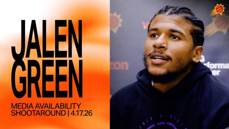 Jalen Green Shootaround Media Availability Phoenix Suns 4-17-26