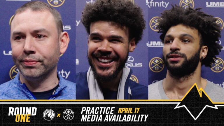 Denver Nuggets Practice Media The Day Before Round One Vs. MIN 4 17 26