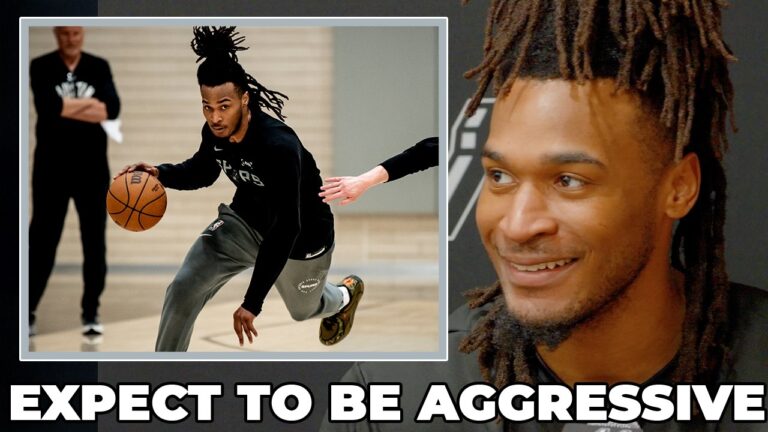 Stephon Castle on the Team’s Preparation Ahead of The Spurs NBA Playoff Appearance