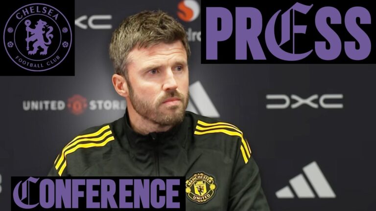 I Know He’s In A Good Place. Michael Carrick Pre-Chelsea Press Conference