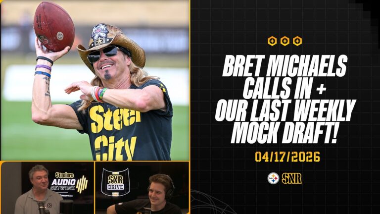 Bret Michaels Calls In Our Last Weekly Mock Draft SNR Drive (Apr.17) Pittsburgh Steelers