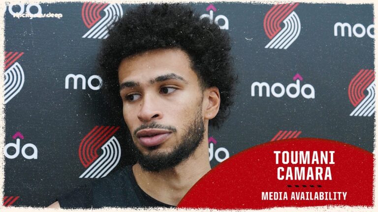 Toumani Camara Talks Entering His First Postseason Portland Trail Blazers April 17, 2026