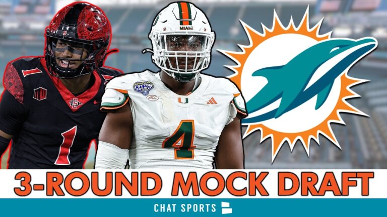 Miami Dolphins 3-Round Mock Draft With SURPRISING Trade Chat Sports 2026 NFL Mock Draft
