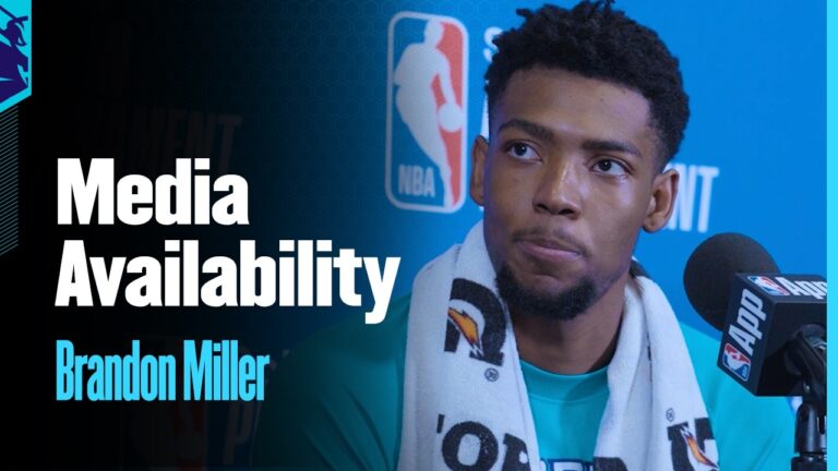 Hornets at Magic: Brandon Miller Postgame Media Availability 4 17 2026