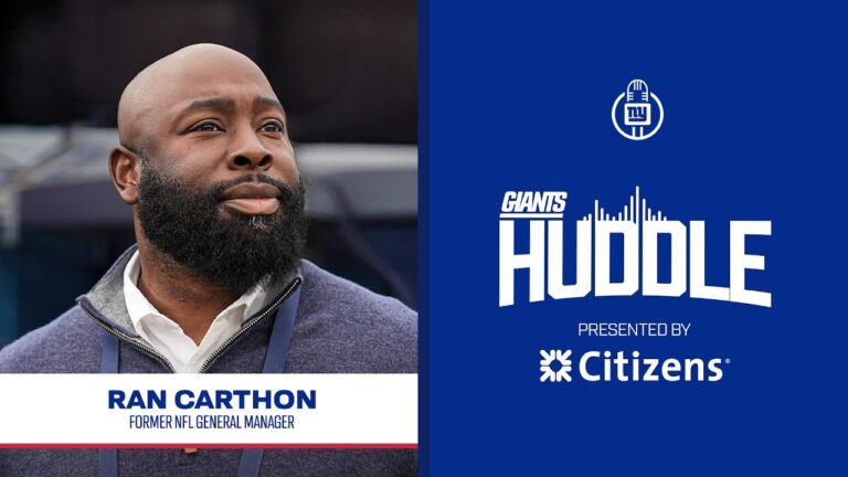 Former NFL GM Ran Carthon on Building a Roster Giants Huddle New York Giants