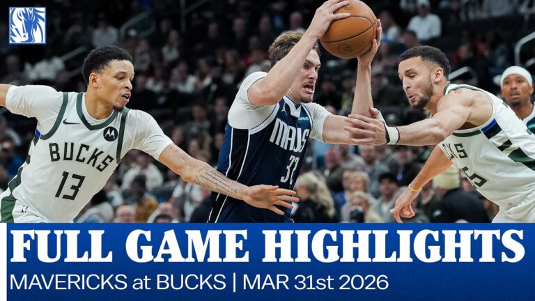 Mavericks Highlights at Milwaukee Bucks March 31, 2026