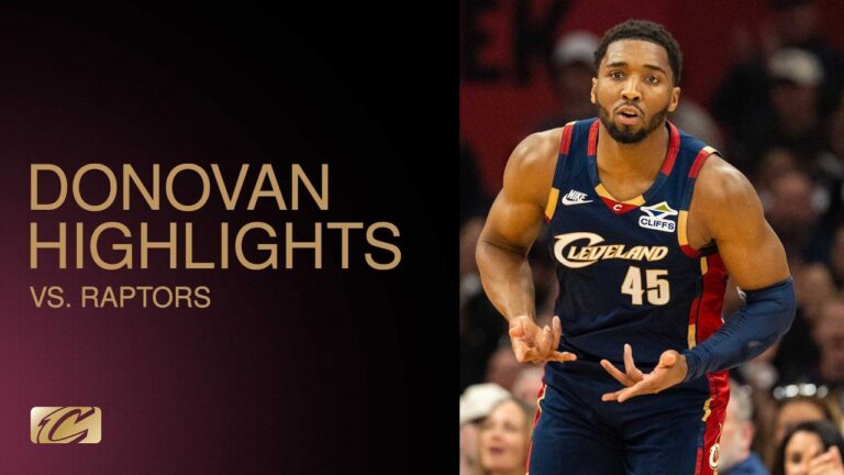 Cavs vs Raptors Donovan Mitchell Highlights 04.18.2026