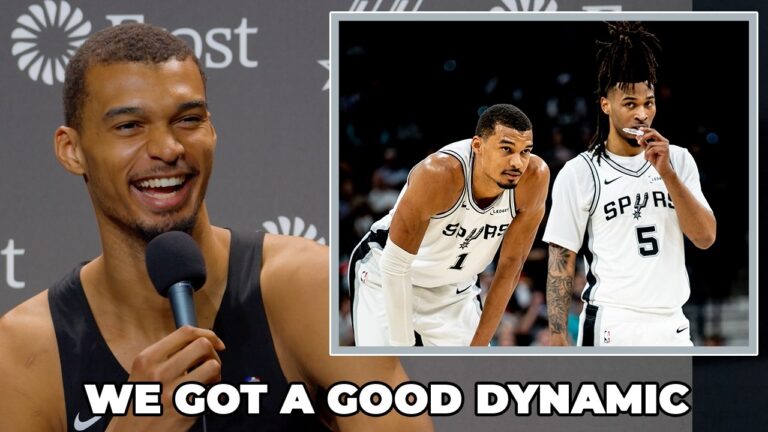 Victor Wembanyama on the Spurs Healthy Dynamic and the Excitement Heading Into the Playoffs